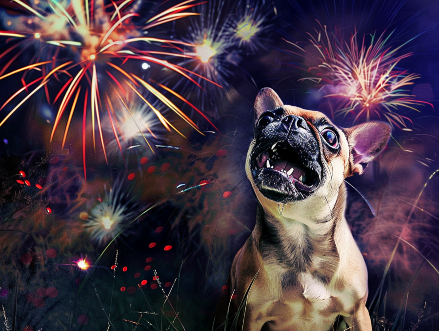 How to Calm a Dog During Fireworks